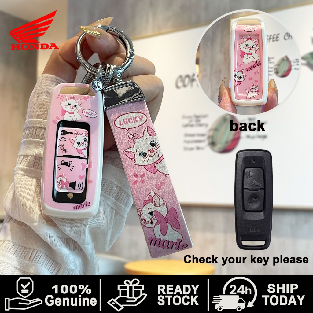 TPU ฝาครอบกุญแจรีโมทปลอก เคสกุญแจ Honda /PXC 160/PCX 2022/vario/ADV/ scoopy 2021-2025/Lead 2022/Gior