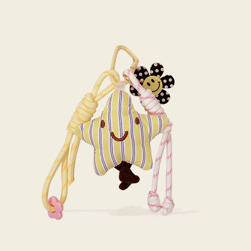 Muzikai Pendant Creative Smile Stripe Star Bag Pendant - รูปที่ 5