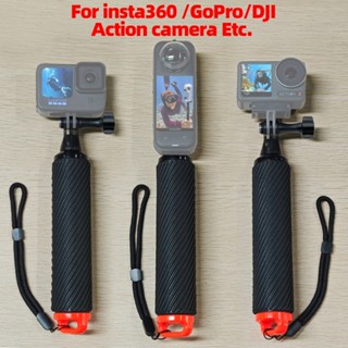 ลอย Hand Grip Action กล้อง Monopod กันน้ํามือถือ Selfie Stic…