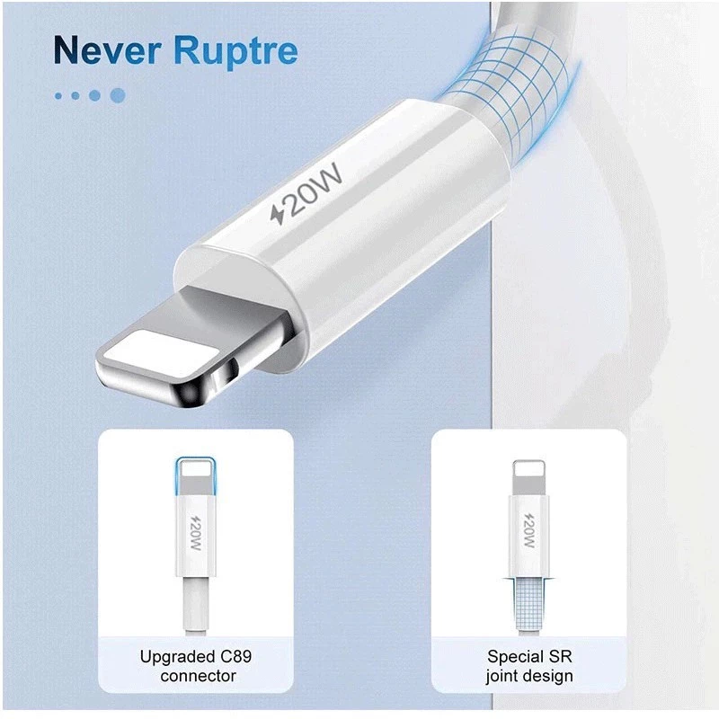 การรับประกัน 1 ปี สายชาร์จ ชาร์จไว PD 30W สายชาต หัวชาร์จ รองรับ ซีรีส์ทั้งหมด 【รองรับ ip5～14 Pro Max】 thumbnail 4