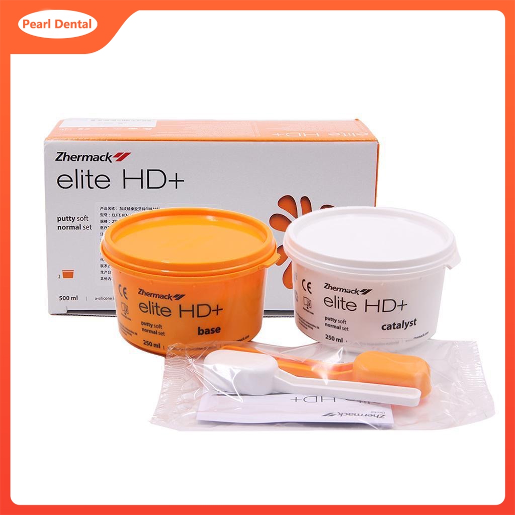 วัสดุประทับใจทันตกรรมจัดฟัน Zhermack Elite HD+ สีโป๊วนุ่มสําหรับทันตแพทย์