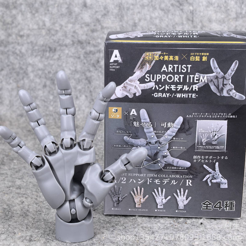 Articulated Hand รูปปั้นศิลปิน Sketch ภาพวาดรูปวาดมือนิ้วมือ Joint Figma ตุ๊กตาอุปกรณ์ตกแต่งบ้าน