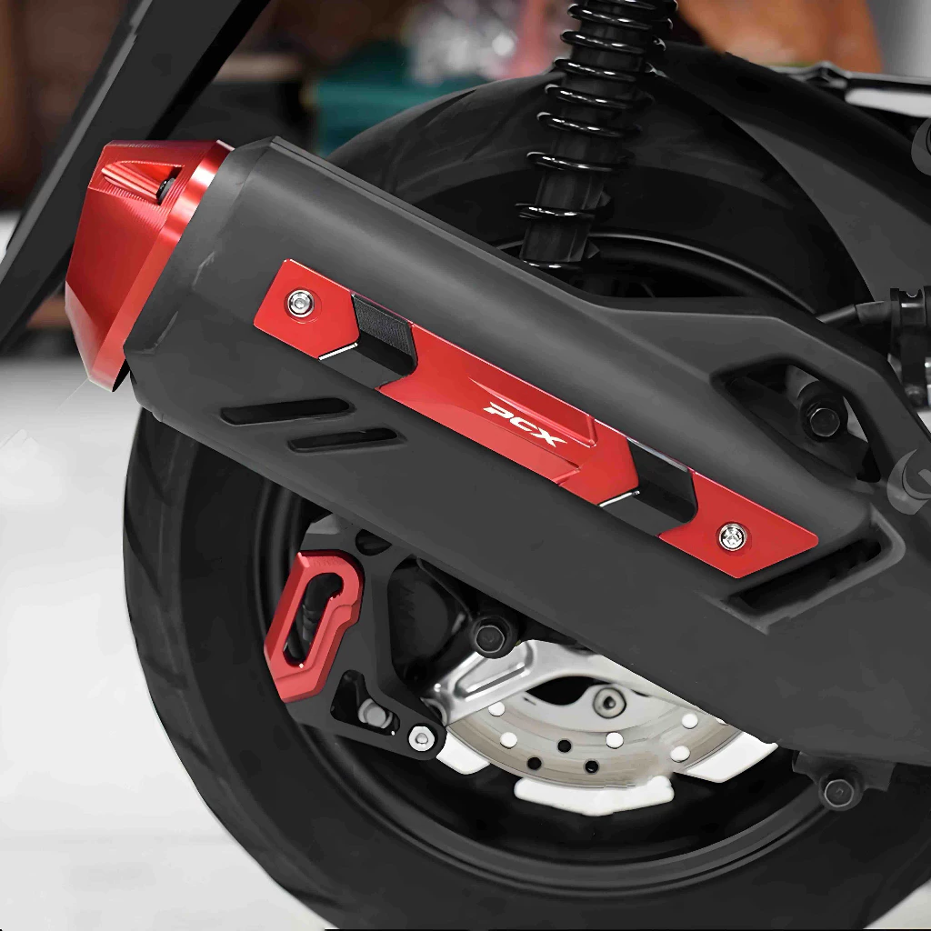 ฝาครอบท่อไอเสีย CNC อลูมิเนียม สำหรับ HONDA PCX160 thumbnail 5