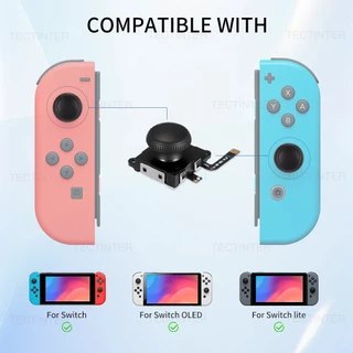 เปลี่ยน Hall Effect จอยสติ๊กสําหรับ Nintendo Switch/Lite/OLED Joycon Controller 3D Analog Thumb Stick อะไหล่ซ่อมอุปกรณ์เสริม