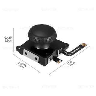 เปลี่ยน Hall Effect จอยสติ๊กสําหรับ Nintendo Switch/Lite/OLED Joycon Controller 3D Analog Thumb Stick อะไหล่ซ่อมอุปกรณ์เสริม