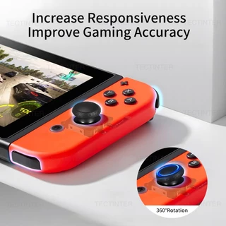 เปลี่ยน Hall Effect จอยสติ๊กสําหรับ Nintendo Switch/Lite/OLED Joycon Controller 3D Analog Thumb Stick อะไหล่ซ่อมอุปกรณ์เสริม