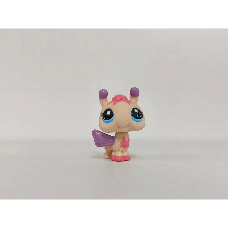 LPS รูปสีเหลืองสีม่วง Bee Blue eyes #2089 Littlest Pet Shop ของเล่น