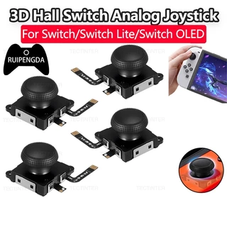 เปลี่ยน Hall Effect จอยสติ๊กสําหรับ Nintendo Switch/Lite/OLED Joycon Controller 3D Analog Thumb Stick อะไหล่ซ่อมอุปกรณ์เสริม