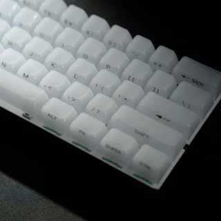 Womier Jelly Milky หยกขาวด้านข้างพิมพ์ Keycaps ชุด 115 คีย์ MDA โปรไฟล์สําหรับ Cherry Gateron MX คีย์บอร์ดเครื่องกล