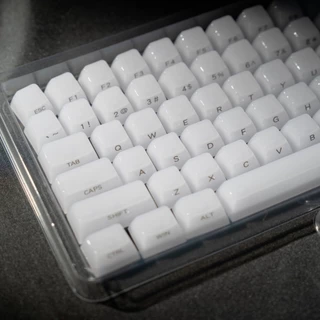 Womier Jelly Milky หยกขาวด้านข้างพิมพ์ Keycaps ชุด 115 คีย์ MDA โปรไฟล์สําหรับ Cherry Gateron MX คีย์บอร์ดเครื่องกล