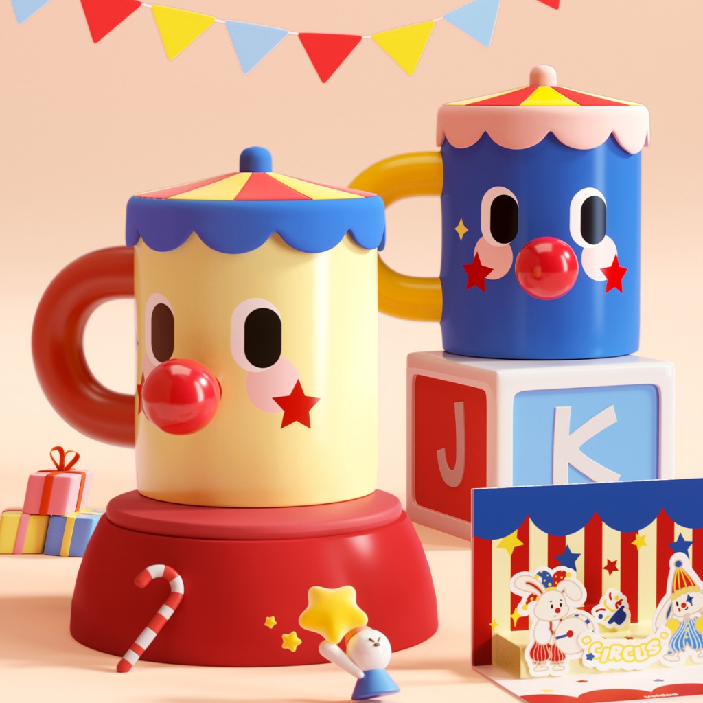 Bablov แก้วเซรามิกระดับพรีเมียม - ความจุ 300ml มือจับออกแบบพิเศษ เหมาะสำหรับกาแฟและชา