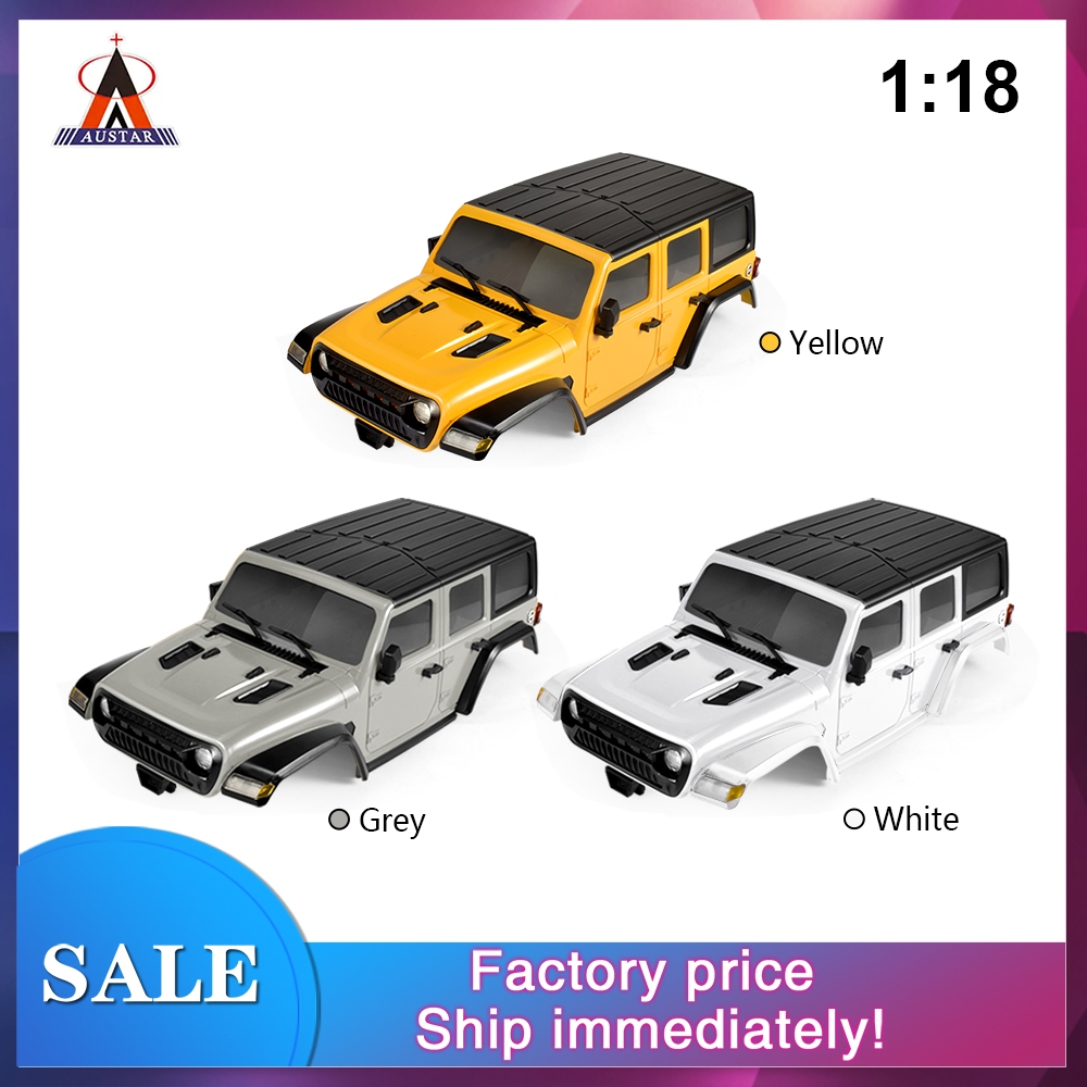 AUSTAR RC รถ SHELL 1:18 รถปลอก Hard Body Pickup Body SHELL สําหรับ 1/18 RC Crawler รถ