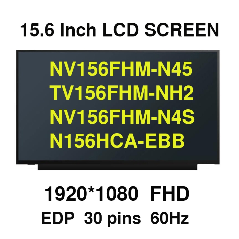 15.6 "IPS N156HCA-EAB N156HCA-EA3 N156HCA-EBB Fit NV156FHM-N45 TV156FHM-NH2 NV156FHM-N48 แล็ปท็อปจอแ