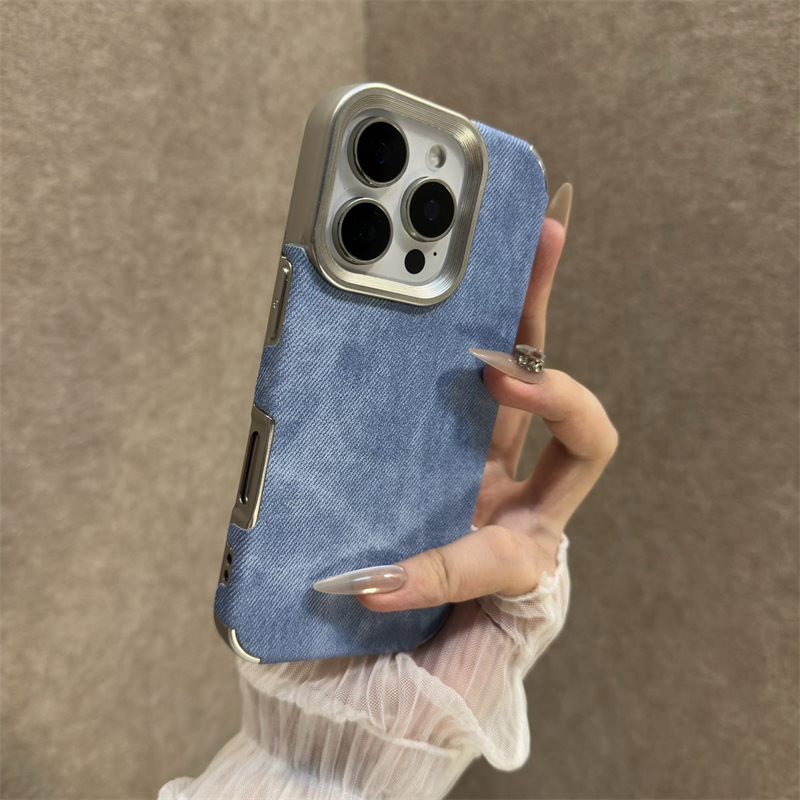 เคสโทรศัพท์หนังลายคาวบอยหรูหราสําหรับ iPhone 16 15 14 13 12 Pro max 11 เคสเคสกันกระแทกความงามป้องกันเหงื่อมือป้องกันลายนิ้วมือ