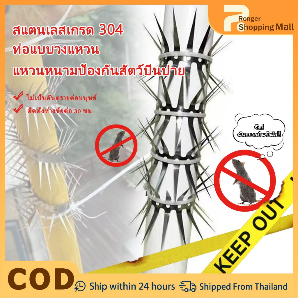 1M Anti Rat Anti Climb Spike สแตนเลส Bird Spikes สําหรับ Deterring นกขนาดเล็กหนู
