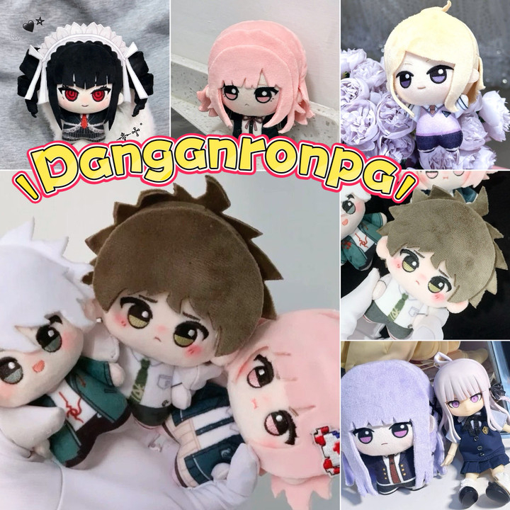 10ซม.อะนิเมะDanganronpaตุ๊กตาตุ๊กตา,ตุ๊กตาNegi Makoto Nagito Komaedaพิมพ์นุ่มน่ารักน่ารักตุ๊กตาตุ๊กตาจี้Key Chainเด็กพัดลมของขวัญ