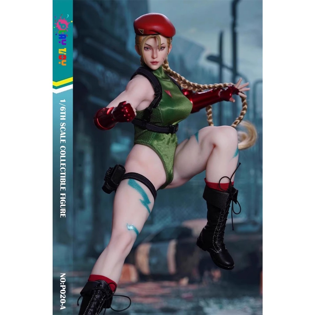 เล่นของเล่น P020A 1/6 Street Fighter Jamie Fighting นักรบหญิงเคลือบยางรูปทหารหญิง