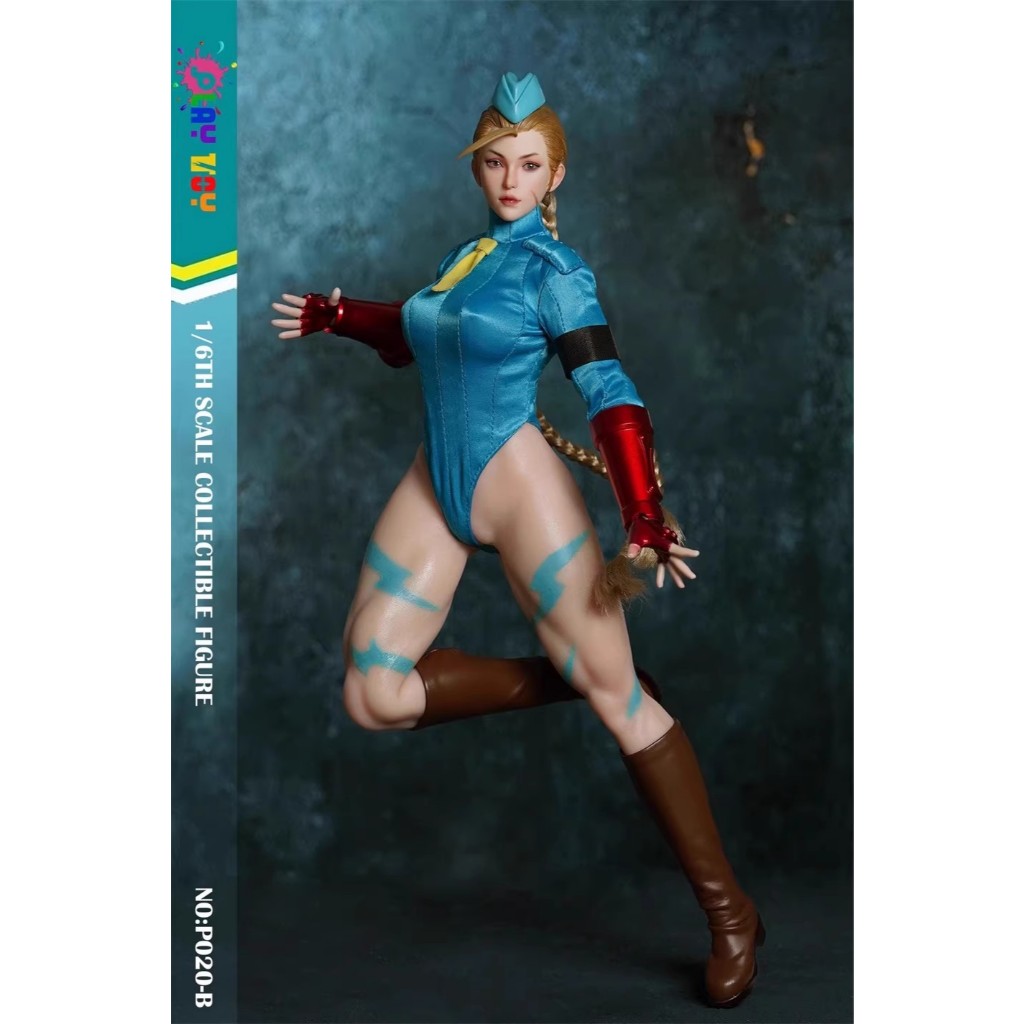 เล่นของเล่น P020B 1/6 Street Fighter Jamie Fighting นักรบหญิงเคลือบยางรูปทหารหญิง