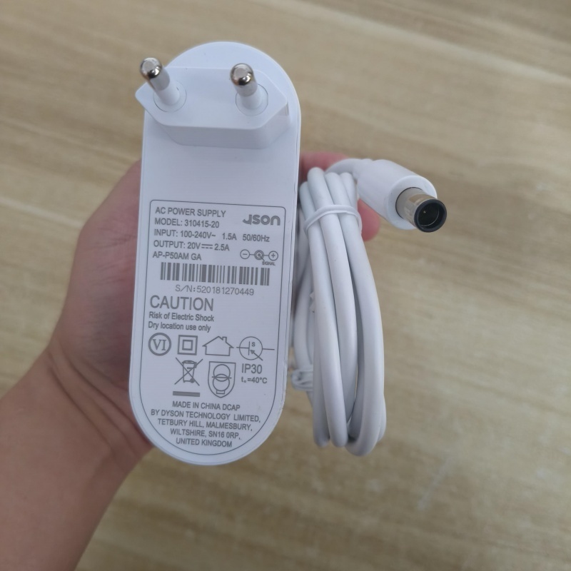 อะแดปเตอร์ชาร์จพัดลม 20V 2.5A แบบเปลี่ยน สําหรับ TP04 TP05 TP06 BP01 DP04