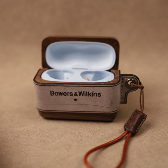 เหมาะสําหรับ Bowers & Wilkins Pi8/Pi6 Walnut French Bull หนังแท้ High-End ส่วนบุคคลหูฟังป้องกันกรณี