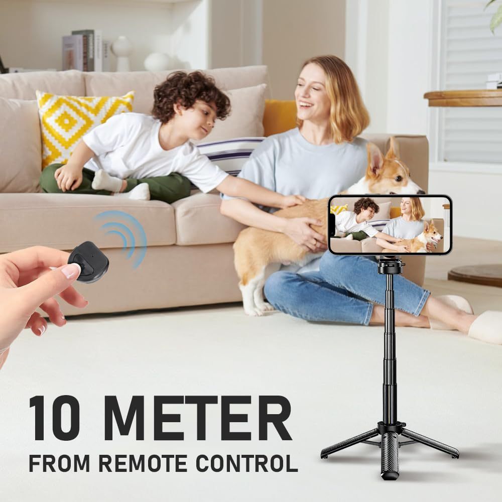 4-in-1Mini Selfie Stick มัลติฟังก์ชั่นแม่เหล็ก Selfie Stick แม่เหล็กโทรศัพท์ขาตั้งกล้องขาตั้งกล้องขาตั้งกล้อง gimbal ขาตั้งกล้องพร้อมรีโมทไร้สาย ราคา ถูกที่สุด ดีลบีเคเค แกลเลอรีภาพที่ 5