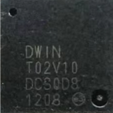 1PCS DWIN T02V10 QFP-100 ชิปส่วนประกอบอิเล็กทรอนิกส์ IC