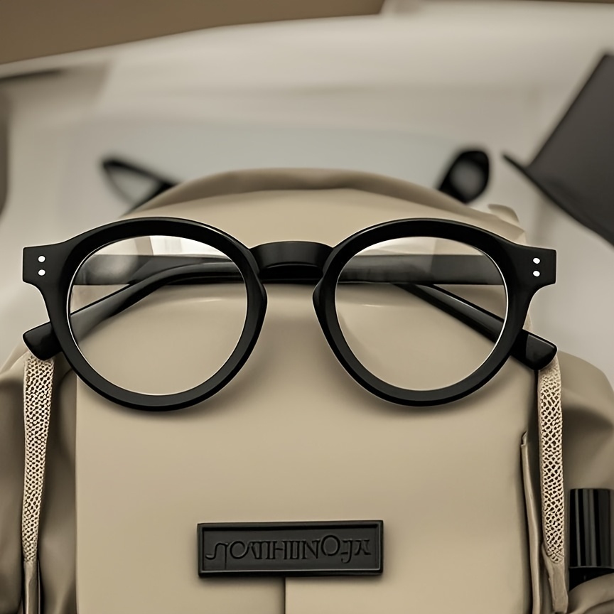 สไตล์ญี่ปุ่นรอบ TR90 ผู้ชายแว่นอ่านหนังสือแฟชั่นสบายๆ Retro ป้องกันรังสี + 100 + 200 + 300 + 400 ป้องกันรังสีขนาดใหญ่ Presbyopic แว่นตา Blue Light Blocking XG909