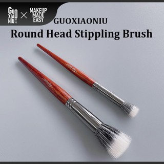 GUOXIAONIU แปรงปัดแก้มขนแพะ แปรงแต่งหน้าขนแพะคุณภาพดีหลายขนา…