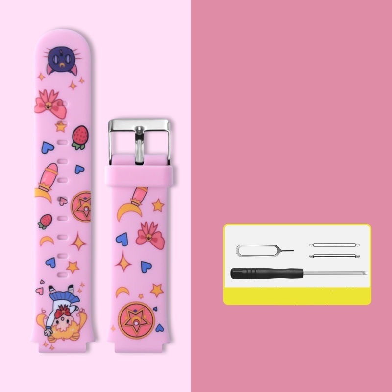 สาย Awei Kids H66 Smart Watch นาฬิกาเด็ก Awei H66 สายพิมพ์ลายการ์ตูน Awei Kids H66 สายรัดข้อมือ Awei H66 watch สายรัดสมาร์ทวอทช์ - รูปที่ 5