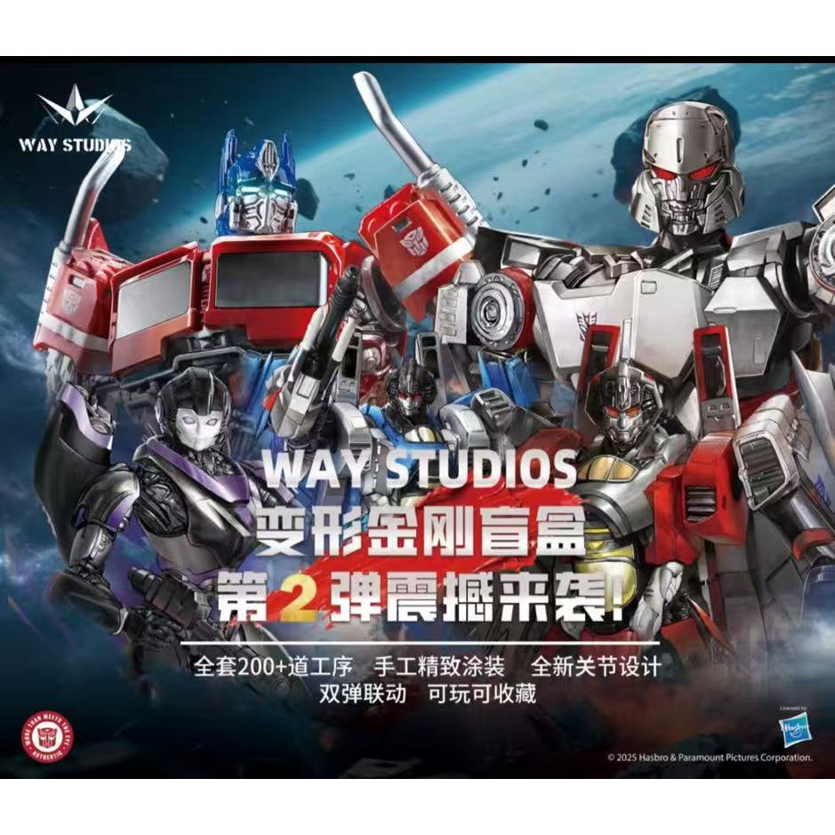 ▲KKangT▲ Genuine WAY STUDIOS- Transformers TIER 2 Transformers blind box boy toy Unpack and confirm the product