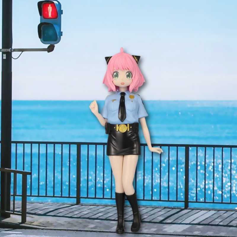 19ซม.SpyFamily Anya ForgerชุดAction Figureท่ายืนอะนิเมะการ์ตูนPVCรุ่นรูปตุ๊กตาคอลเลกชันของขวัญ