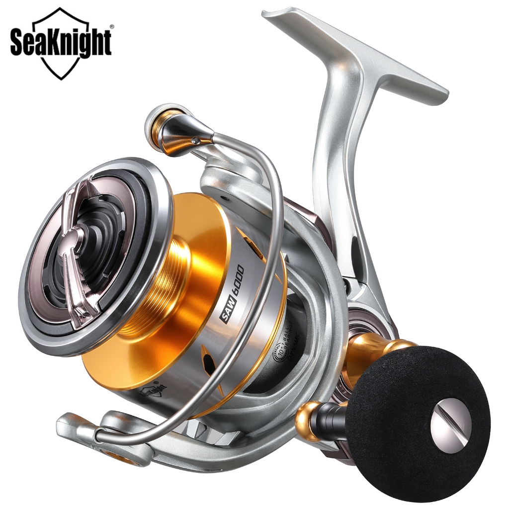 Seaknight Speedy Spinning Reel ทนทานต่อการกัดกร่อน มีระบบแบริ่ง 10+1 และสายสูงสุดถึง 11 กก., เหมาะสำหรับตกปลาน้ำเค็ม