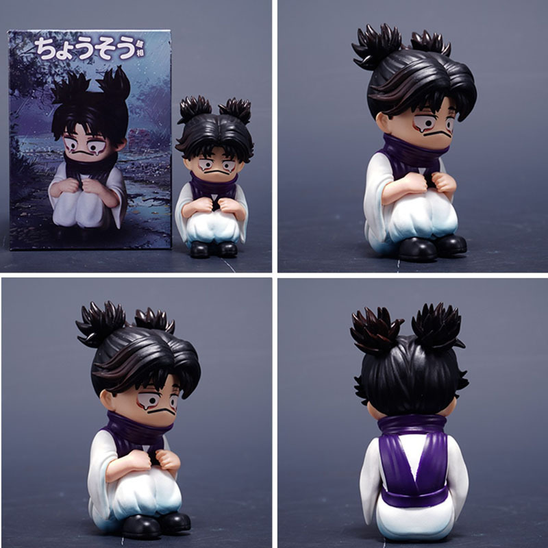 9.5 ซม.อะนิเมะ Jujutsu Kaisen รูป Choso ตัวเลข Oni ซอสรูป Pvc Gk รูปปั้นตุ๊กตาโต๊ะคอลเลกชันตกแต่งของเล่นวันเกิด