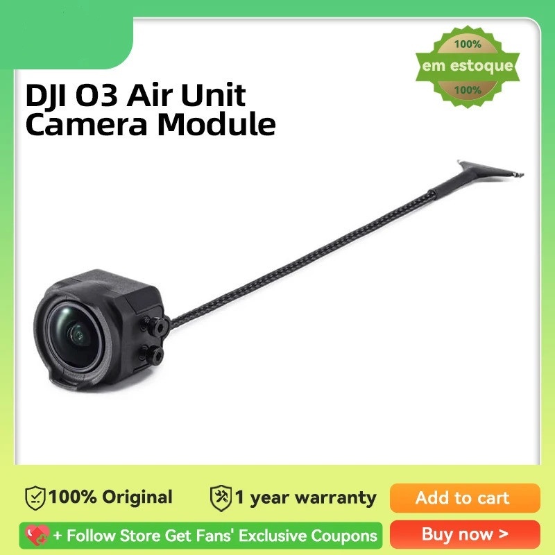 โมดูลกล้องหน่วยอากาศ DJI O3 ใช้กับหน่วยอากาศ DJI O3 สําหรับเปลี่ยนใหม่ในสต็อก