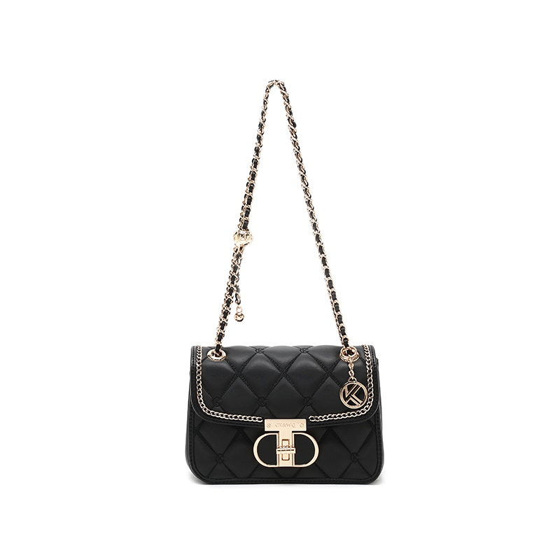 MOYOU กระเป๋าควิลท์โซ่ ดีไซน์แฟชั่นสำหรับผู้หญิง ออกแบบอย่างประณีต พร้อมใช้งานได้หลากหลายวิธี เป็นกร