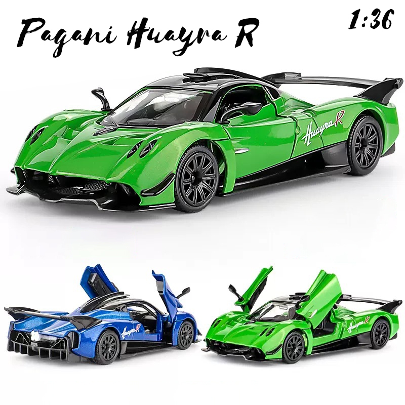 1:36 Scale Pagani Huayraรถรุ่นDiecastรถคนรักคอลเลกชันเด็กของขวัญวันเกิดโลหะของเล่นเด็ก