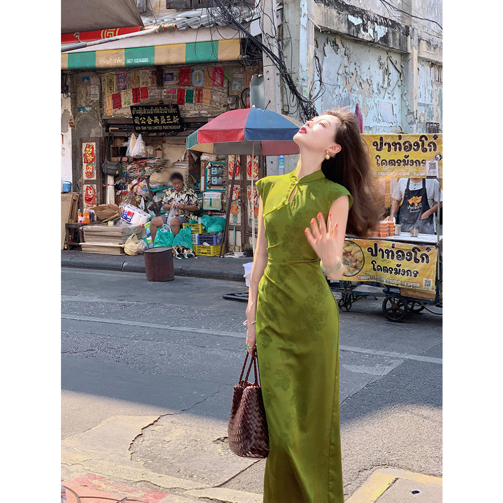 ชุดเดรสยาวผู้หญิงสไตล์เช่าสง modern เซ็กซี่ เหมาะสำหรับงานเลี้ยงและปาร์ตี้ - รูปที่ 6