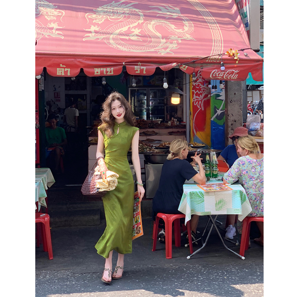 ชุดเดรสยาวผู้หญิงสไตล์เช่าสง modern เซ็กซี่ เหมาะสำหรับงานเลี้ยงและปาร์ตี้ - รูปที่ 7