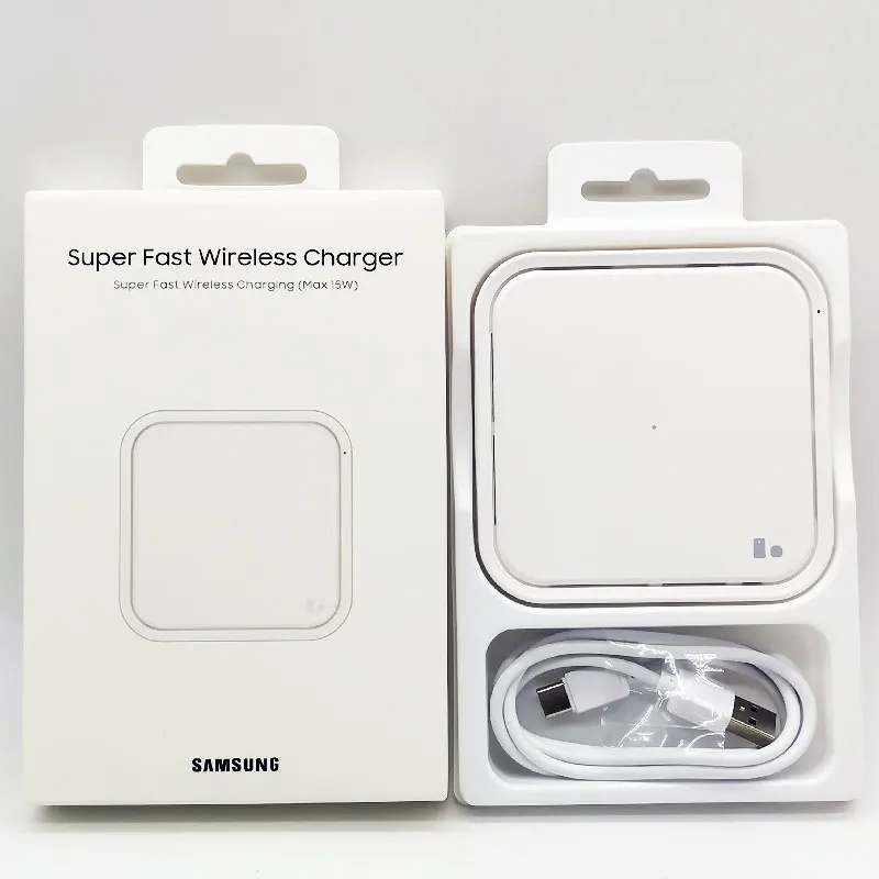 Samsung EP-15W Wireless Fast Charger P2400 QI Pad 1M สําหรับ Galaxy Z พับ Flip 6 5 4 3 หมายเหตุ 5 8 
