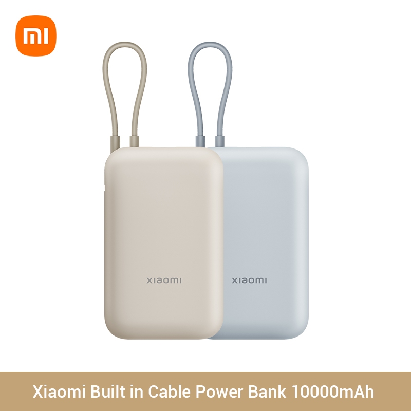 Xiaomi ในตัวสาย Power Bank 10000mAh 22.5W P15ZM Type-C สองทาง Fast Charging Mi Powerbank แบบพกพา Pow