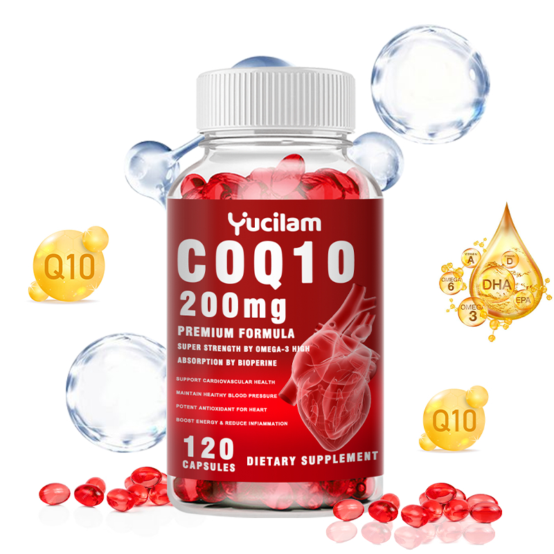 CoQ10 200มก. ซอฟท์เจล - สําหรับภาวะซึมเศร้าสูง, สารต้านอนุมูลอิสระอันทรงพลัง, รองรับหัวใจและการผลิตพลังงาน