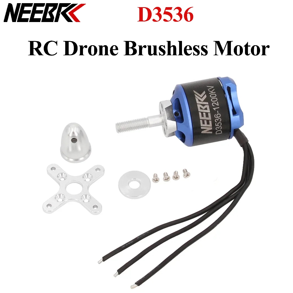 NEEBRC 3536 1200KV RC FPV มอเตอร์ไร้แปรง 2-4S สําหรับ RC เครื่องบินเฮลิคอปเตอร์ปีกคงที่ Quadcopter F