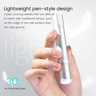 ทุกสีไฟฉายอบเล็บ L'UGX LG-206 สีแบบพกพา 3w. ล็อกอะไหล่ ชาร์จไฟได้ สามารถใช้สำหรับอบเจลล็อคสี ชาร์ตไฟ USB เครื่องอบเล็บขนาดเล็ก ไฟฉาย LED ไร้สาย