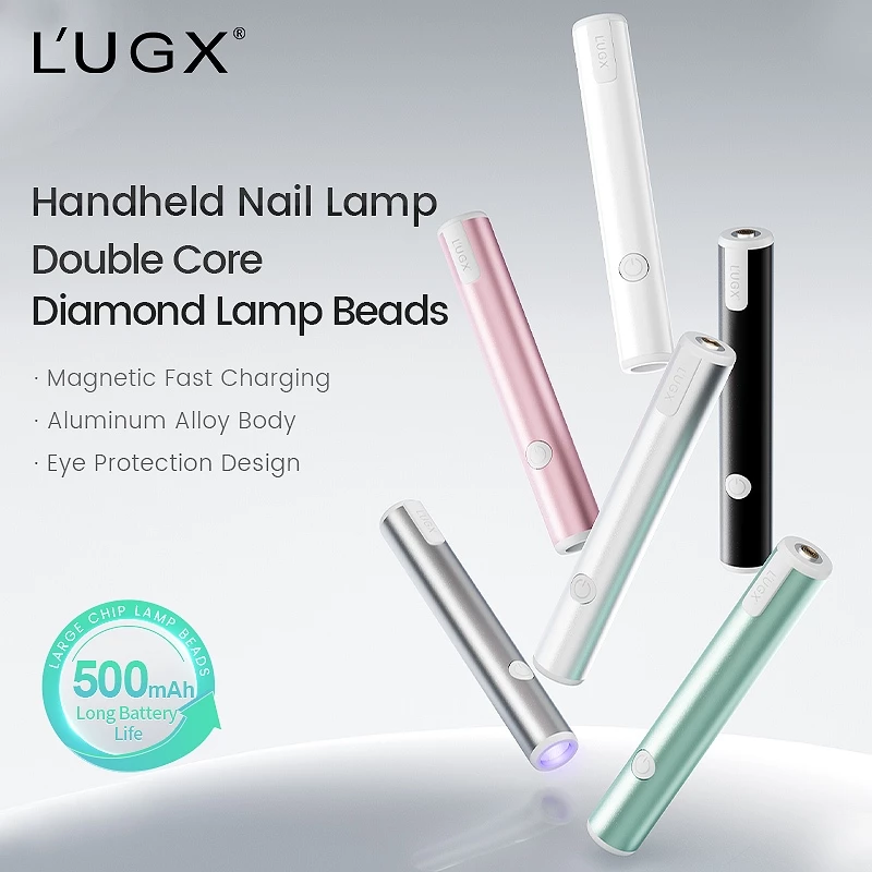 ทุกสีไฟฉายอบเล็บ L'UGX LG-206 สีแบบพกพา 3w. ล็อกอะไหล่ ชาร์จไฟได้ สามารถใช้สำหรับอบเจลล็อคสี ชาร์ตไฟ USB เครื่องอบเล็บขนาดเล็ก ไฟฉาย LED ไร้สาย