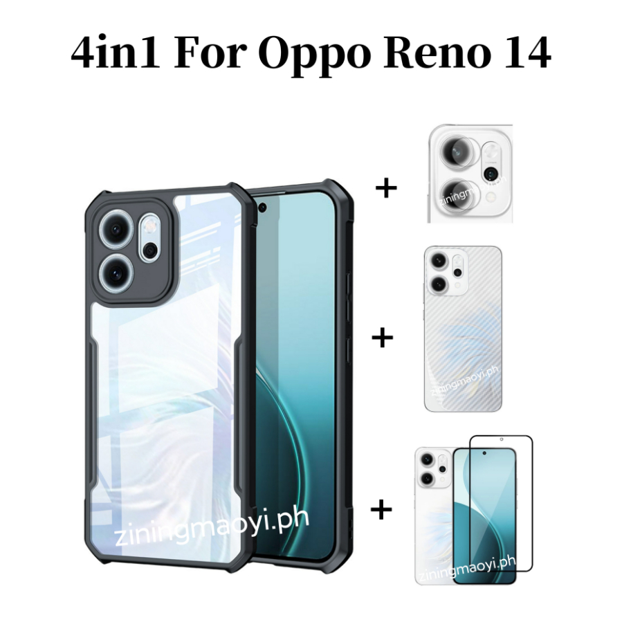 [สต๊อกพร้อม]4in1 สําหรับ OPPO Reno 14 Anti-fall โทรศัพท์มือถือสําหรับ OPPO Reno 14 Reno 14F Reno 14P