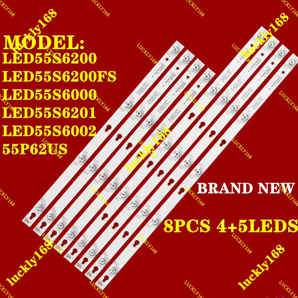 LED55S6200 LED55S6200FS LED55S6000 LED55S6201 LED55S6002 55P62US 55 นิ้ว TCL 55 "TV LED BACKLIGHT