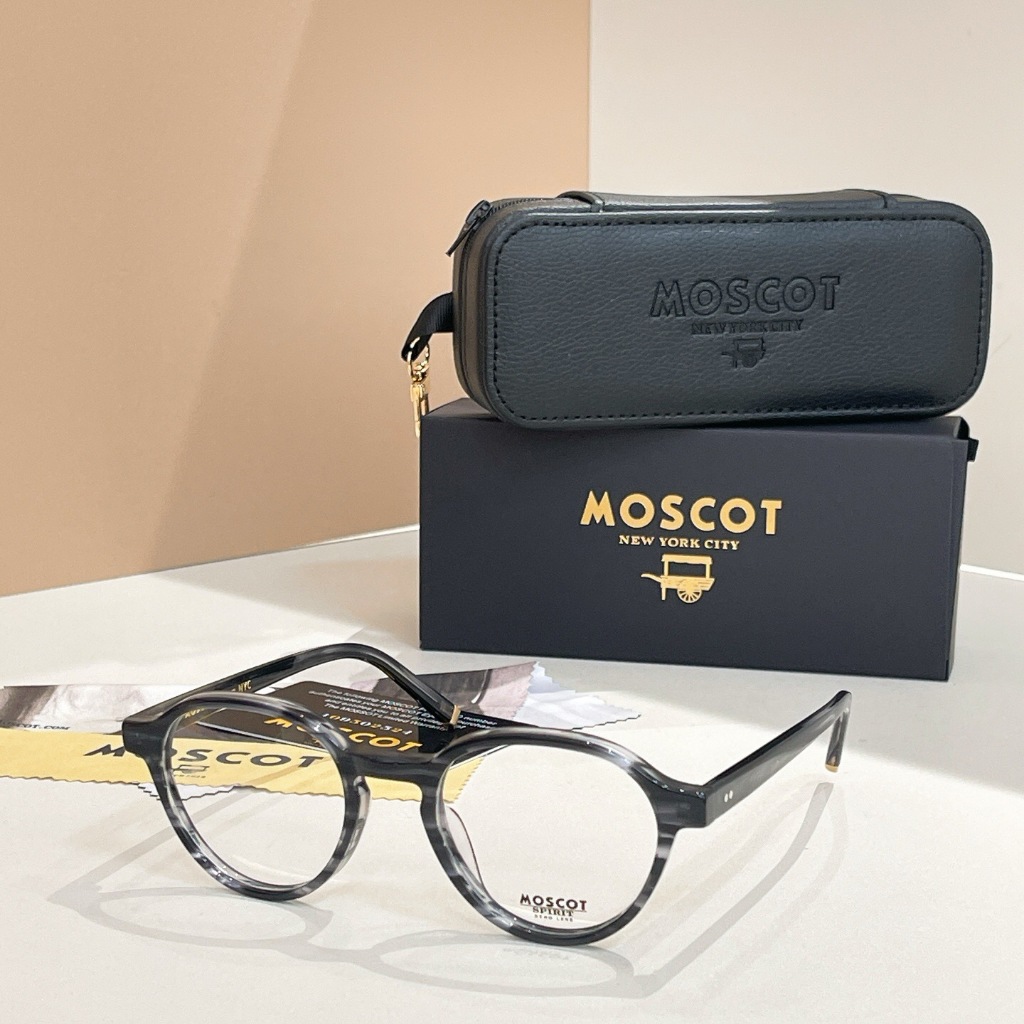[คุณภาพสูง] MOSCOT Glasses LES Retro Round Fashion Glasses Frame Optical Frame Unisex