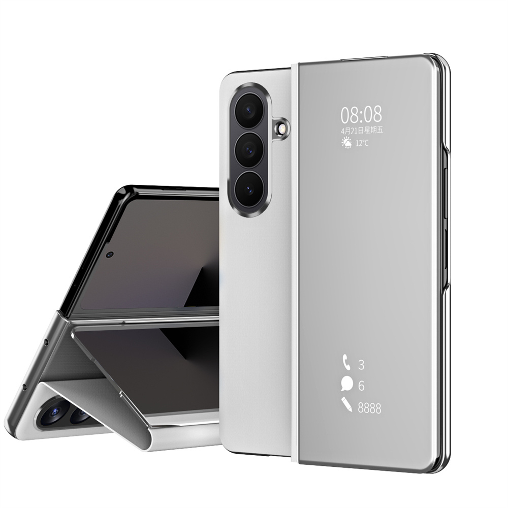 Magnetic Suface Cover Samsung Fold7 Casing Mirror Style For Samsung Galaxy Z Fold6 5 4 3 Fold4 เคสโท