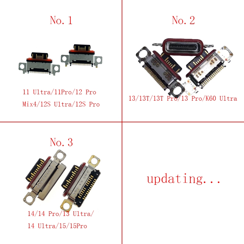 5-10 ชิ้น Usb Charger แจ็คปลั๊กสําหรับ Xiaomi 11 12 12S 13 14 15 Pro/14 13 11 12S Ultra/13T Redmi K60Ultra ชาร์จ Dock พอร์ตเชื่อมต่อ