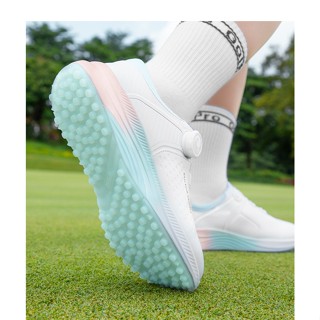 หน้าจีเอ็ม XZ416 รองเท้ากอล์ฟฤดูร้อนรองเท้าผู้หญิงลูกบิดกันน…
